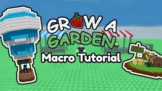 My New BEST MACRO Buys from MERCHANTS! | Grow A Garden Macro Tutorial