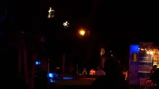Short csx tank train interrupts parade.