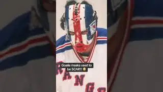 Goalie masks used to be SCARY 😳🏒 #shorts