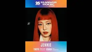 JENNIE to Perform at Summer Sonic Japan 2026 🇯🇵🎉
