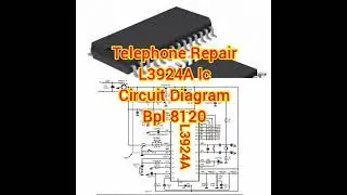 Telephone  Landline Repair L3924A Ic Pinout Datasheet pdf Circuit Diagram om