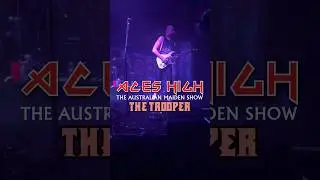 Aces High Iron Maiden Tribute - The Trooper Live (Danny Ritz) #Shorts