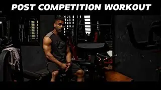 Post competition workout week 1, day 1 chest, back, shoulders 