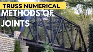 Methods of Joints @Truss member forces calculation/civil learning/som