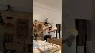 Dust extraction installation! #wooddesigner #carpentry #woodenfurniture