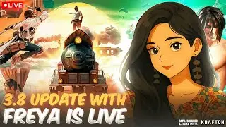 🔴BGMI 3.8 UPDATE IS HERE | ATTACK ON TITANS w FREYA #shortslive  #bgmi  #bgmilive #girlgamer
