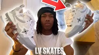 LV SKATES White Sneaker REVIEW SIZING + COMFORTABLE