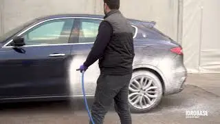 Tempesta foam device for car washing