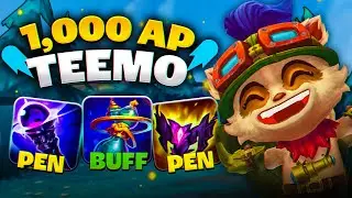 1,000 AP TEEMO WITH BUFFED ACTUALIZER IS TOO MUCH FUN