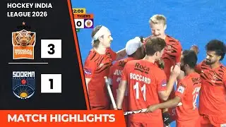 Shrachi Bengal Tigers Vs Jsw Soorma Hockey Club Hockey Match Highlights | Hockey India League 2026