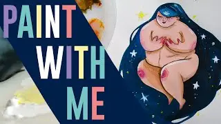 ⭐🌙 Linel gouache - d&eacute;esse de la nuit ! by Mooki