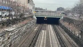 MNRR: #M8 & #M7A on TK 4 & 2 #Racing to Grand Central Terminal at Park Av/E188th St in #MNRR