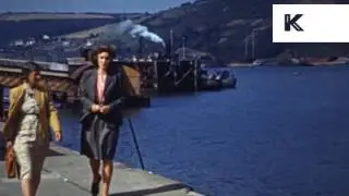1950s Devon, Colour Home Movies, Dartmouth