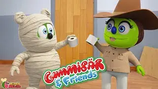 Gummy Turns Into an Egyptian Mummy?!|Funny Museum Adventure with Gummy | Gummy Bear | Funny Cartoons
