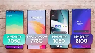 Dimensity 7050 Vs Snapdragon 778G Vs Dimensity 1080 Vs Dimensity 8100 | Antutu Score & Specification