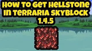Как получить адский камень в Terraria Skyblock 1.4.5