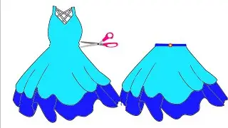 #upcycling - So machst du aus einem nicht mehr passenden Kleid einen passenden Rock. #Anleitung