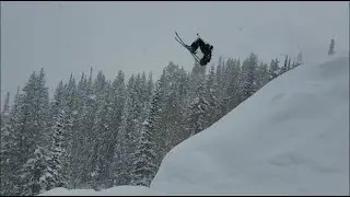 Solitude and Brighton cliffs in Utah's snowiest season ever