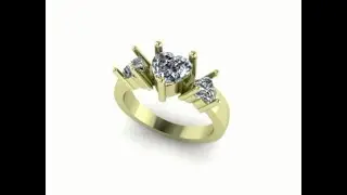 how to make a ring with heart stone in rhino matrix dj 01 hindi