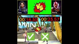 KENTA VS WUKONG CHARACTER 🤯🆚 || CHARACTER ABILITY TEST || FREE FIRE CHARACTER VERSUS #freefire #ff