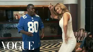 Kate Upton and Tracy Morgan's Super Bowl Touchdown Dance—Vogue