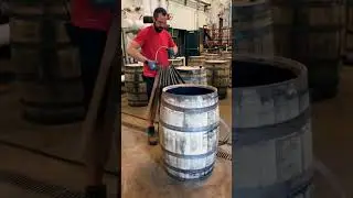Whiskey Barrel work... 🥃🥰  @chasingbourbon #wineinspires #wine #winestagram #vino #barrel #cooper
