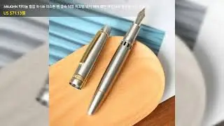 MAJOHN 티타늄 합금 Ti-136 피스톤 펜 금속 닦았 미끄럼 방지 해머 패턴 버전 EF/F 만년필 쓰기 선물 펜