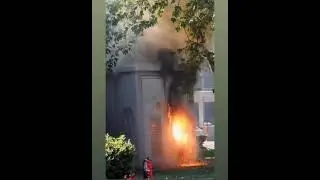 Transformer Explosion Caught on Camera!