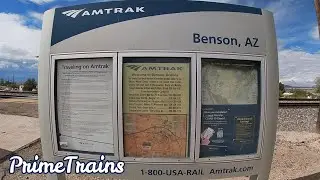 PrimeTrains - Benson Arizona Amtrak Station Full Tour!!