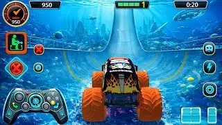 Monster Truck Stunt Impossible Driver | 4x4 Ultimate Car Stunts | Android Gameplay #26
