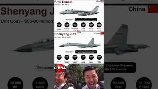 F-14 Tomcat vs Shenyang J-11 &ndash; East Meets West Fighter Jet Battle #F14Tomcat #shorts