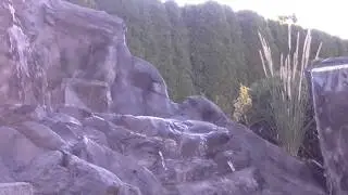 Artificial Rock Waterfall For The Garden - WaterfallNow.com 604-724-4008