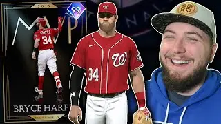 99 Bryce Harper is UNREAL with 125 POWER! MLB The Show 21 Diamond Dynasty