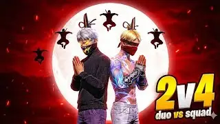 DUO VS SQUAD MATCH LIVE FREE FIRE MAX TELUGU 🔴TEAM THUNDER YT ON LIVE ⚡