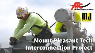 Mount Pleasant Tech Interconnection Project Timelapse | M. J. Electric