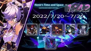 【Elsword JP】LordAzoth Henir Challenge 20220720(1:42)