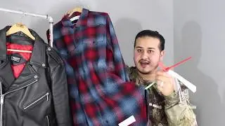 Off White Flannel, Straigh To Hell Apparel Leather &  Balenciaga  Arena Sneaker Review