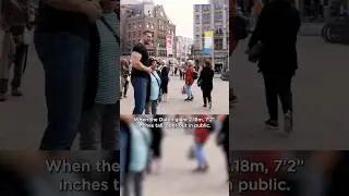 The tallest bodybuilder out in public Amsterdam #thedutchgiant #giant #amsterdam