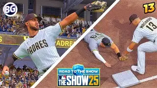 MLB The Show 25 RTTS TATIS Jr.: ¡4 OUTS con MISILES desde el JARDÍN!