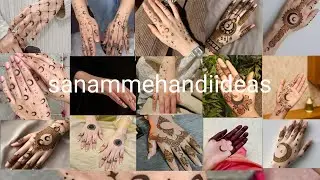 Latest moon mehndi designs🌙🌝 || sanammehandiideas latest moon design ||#mehandi #ytshorts #henna 
