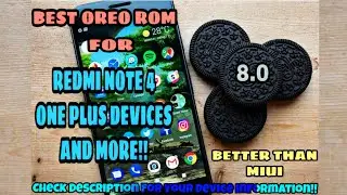 Best Oreo Rom For Redmi Note 4 | Cardinal AOSP | How To Flash And Review