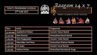 Raagam 24x7 - Indian Classical Music Channel