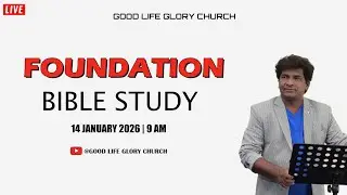 🔴🅻🅸🆅🅴 | BIBLE STUDY | Richard Mahadevan | Good Life Glory Church | 2026