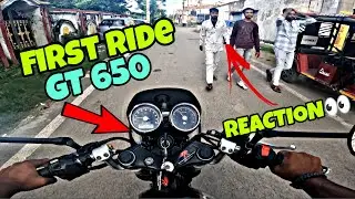 My First Ride GT 650 🔥 Review | My Honest Experience | Public Reaction👀