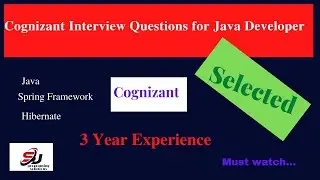 Cognizant Interview questions | Java | Spring framework | Hibernate | Selected #Cognizantinterview