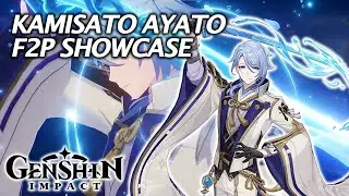F2P Ayato + R5 Amenoma Kageuchi | Genshin Impact