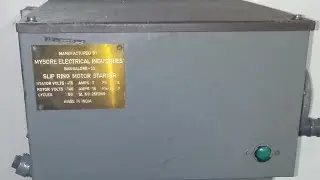 Slip Ring Motor Starter ☠ Internal part View