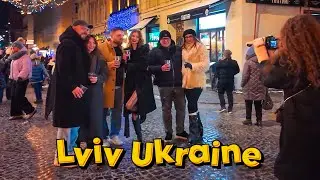 Львів. Україна, Нічне Життя - НІЧНА Прогулянка Містом. 2026 [4K віртуальна прогулянка]