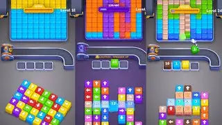 Angry Blocks Levels 18–25 Solution | Clean Walkthrough Android iOS