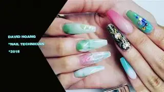 NEW ART DESIGN 2018/NAIL TECHNICIAN,DAVID HOANG NAILS THE BEST NAIL 👍 ART DESIGN 🌷 | 305